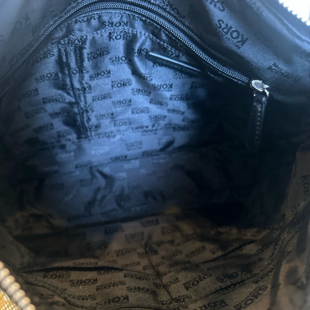 Michael Kors Black and Gray Hobo Bag - Picture 8 of 9